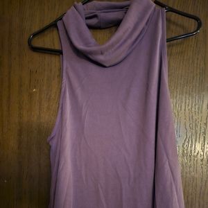 Women's purple tank top